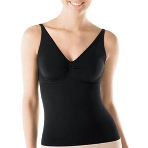 SPANX Slim Cognito Body Shaping Black Cami Shapewear Women’s Large